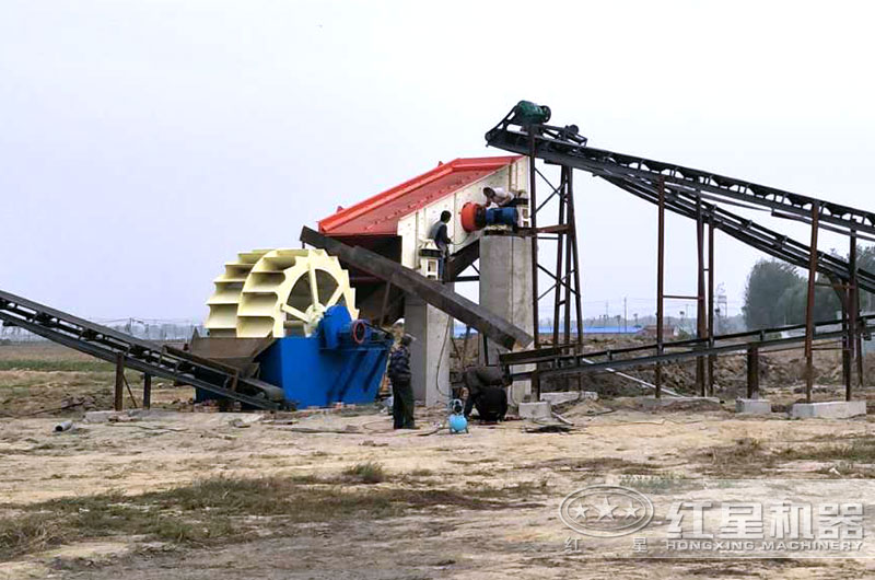 洗砂機客戶生產現場